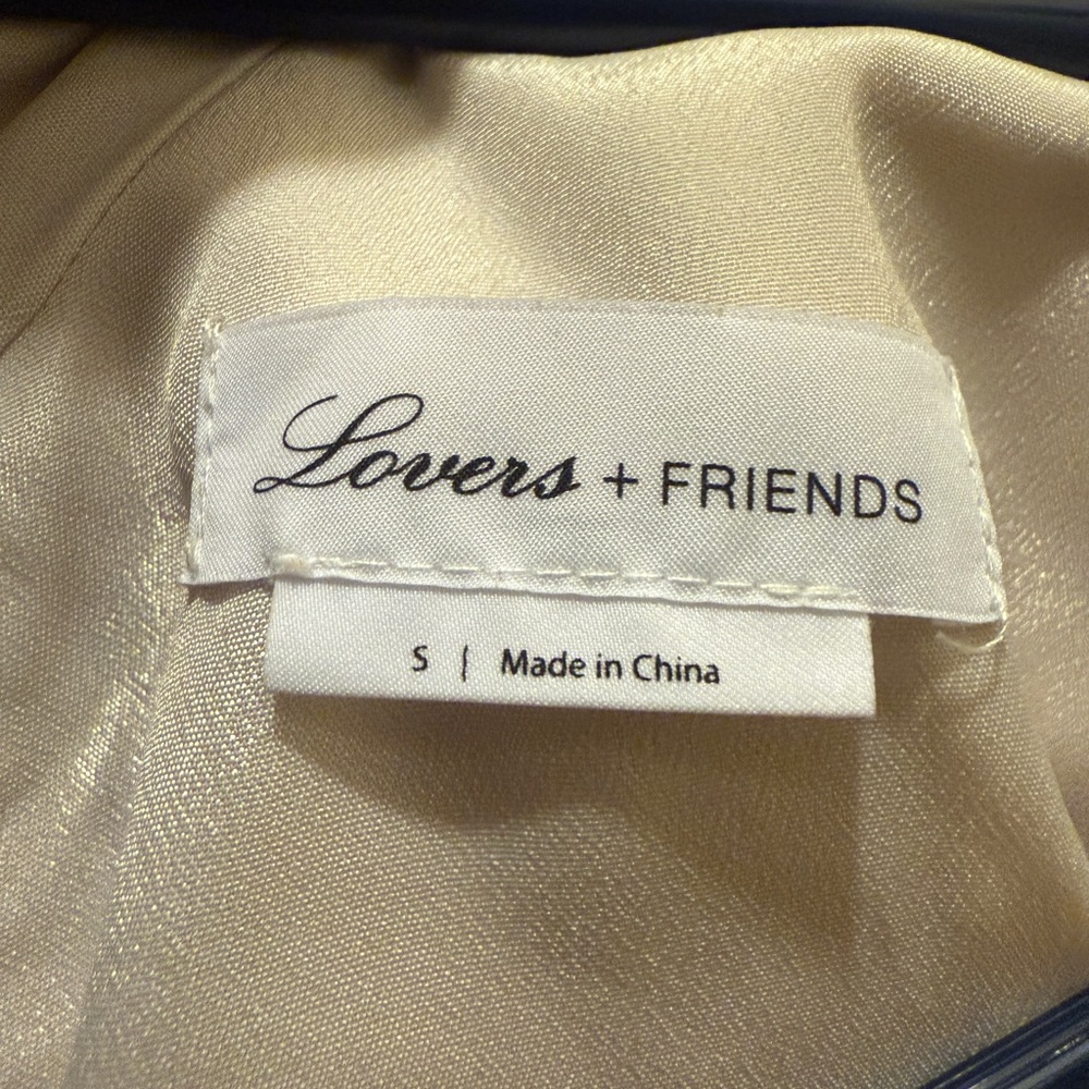 Lovers + Friends Satin Top in Champagne - Picture 5 of 5